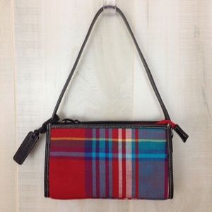 Lauren Ralph Lauren Plaid Mini Bag, Handbag, Purse